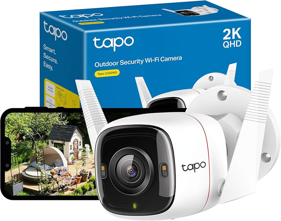 Cámara de seguridad Tapo C320WS Starlight exterior